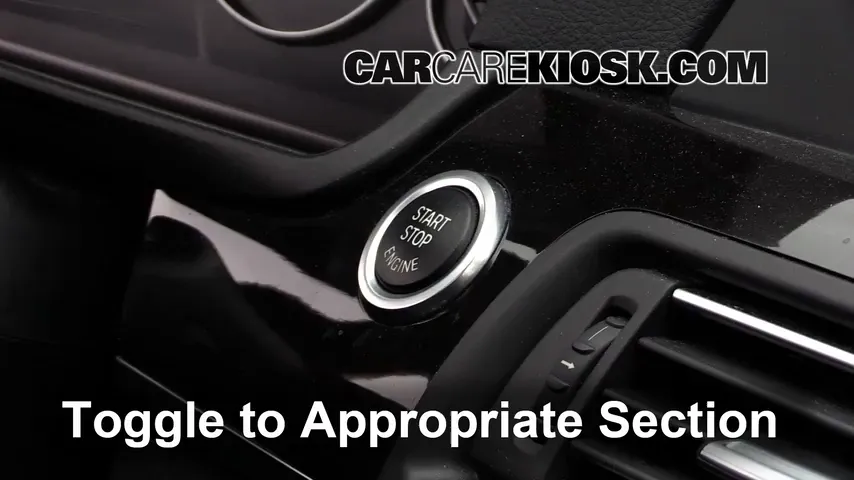 2012 BMW 550i xDrive 4.4L V8 Turbo Oil Check Oil Level